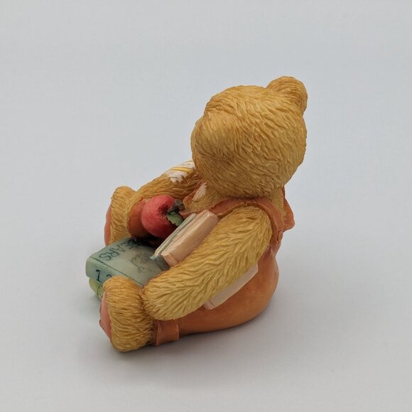 Cherished Teddies 1993 Seth School Days September Bear Figurine (914835) - Picture 5 of 11